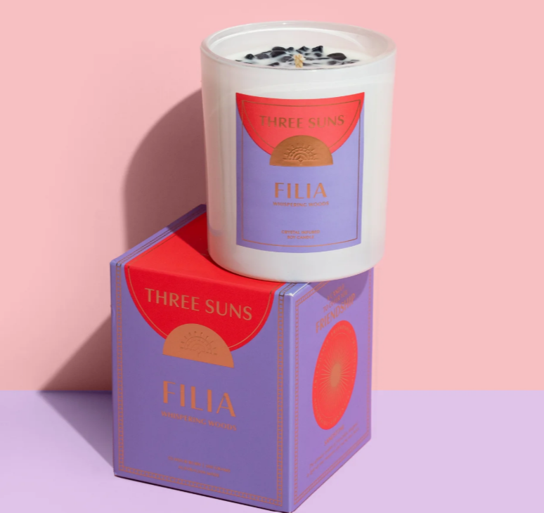 Crystal Candle by Three Suns