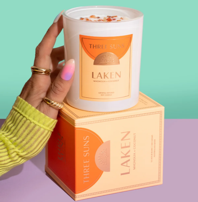 Crystal Candle by Three Suns