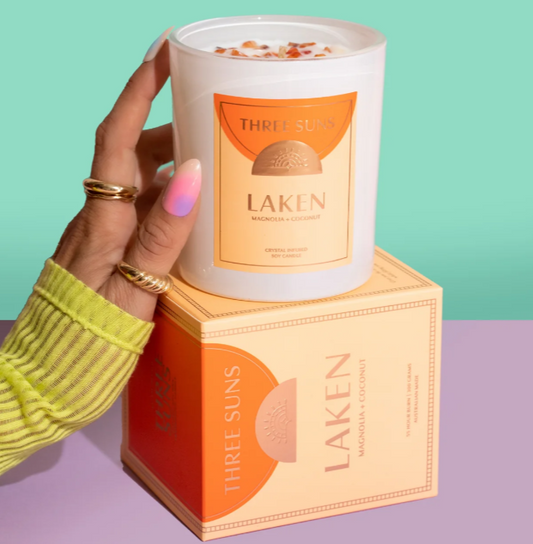 Crystal Candle by Three Suns