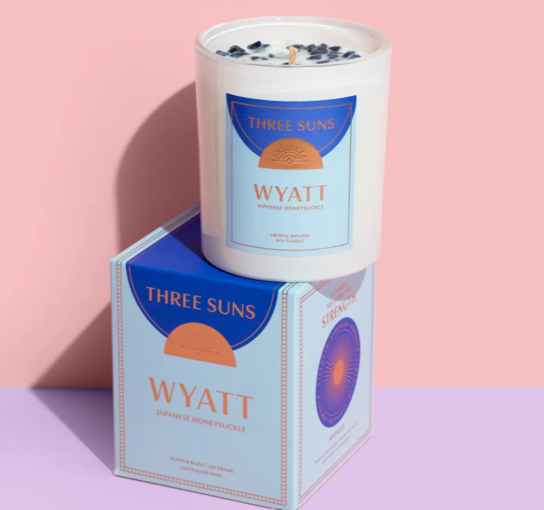 Crystal Candle by Three Suns